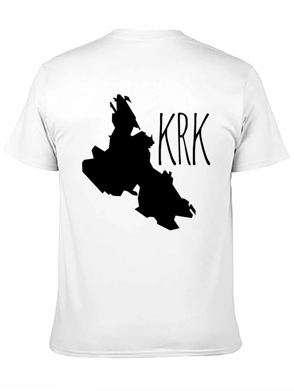 Krk Island Silhouette Black T-Shirt product image 10