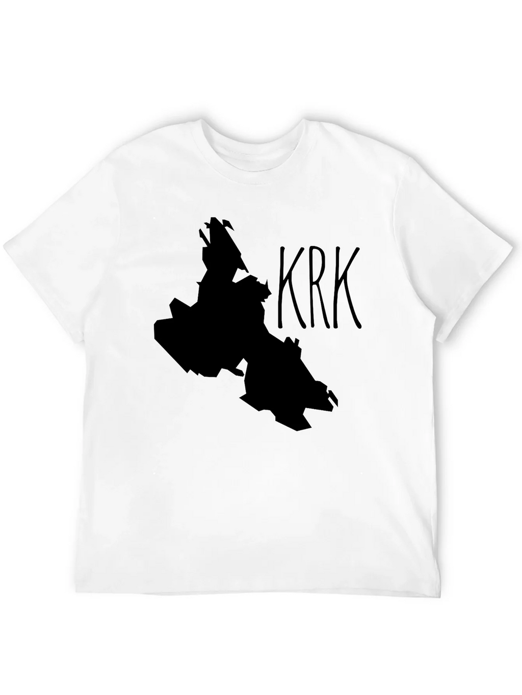 Krk Island Silhouette Black T-Shirt product image 11