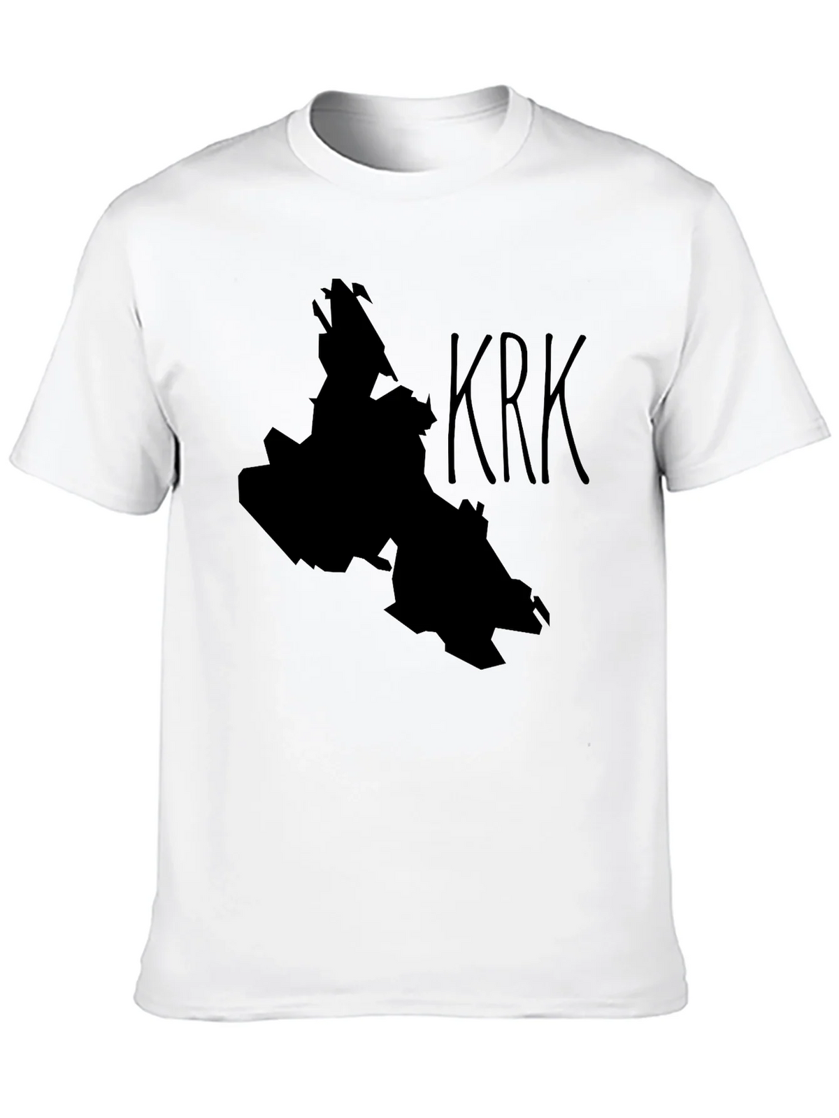 Krk Island Silhouette Black T-Shirt product image 9