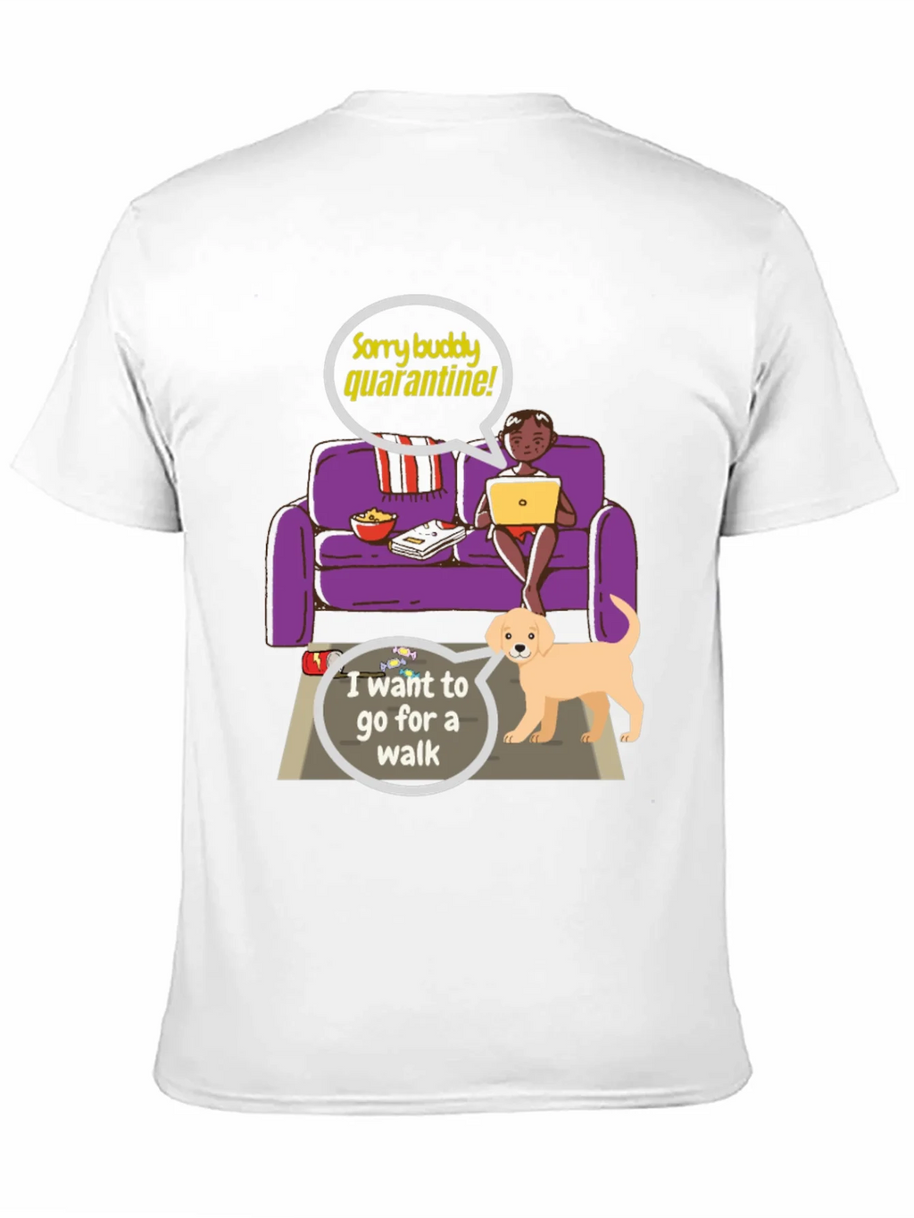 Quarantine Buddy Graphic T-Shirt product image 10