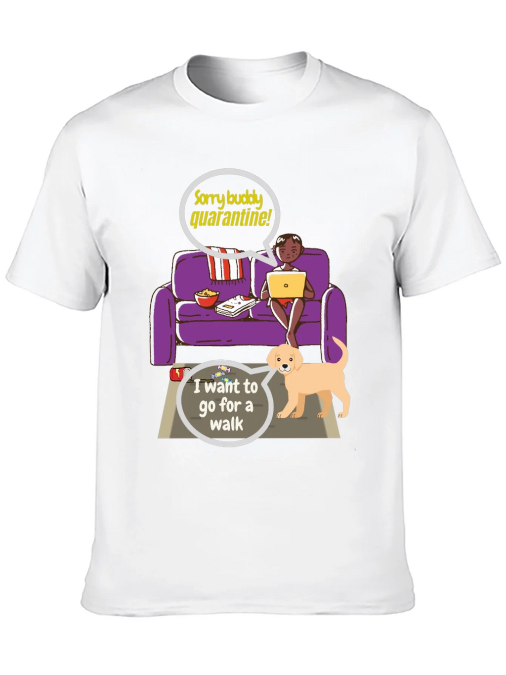 Quarantine Buddy Graphic T-Shirt product image 9