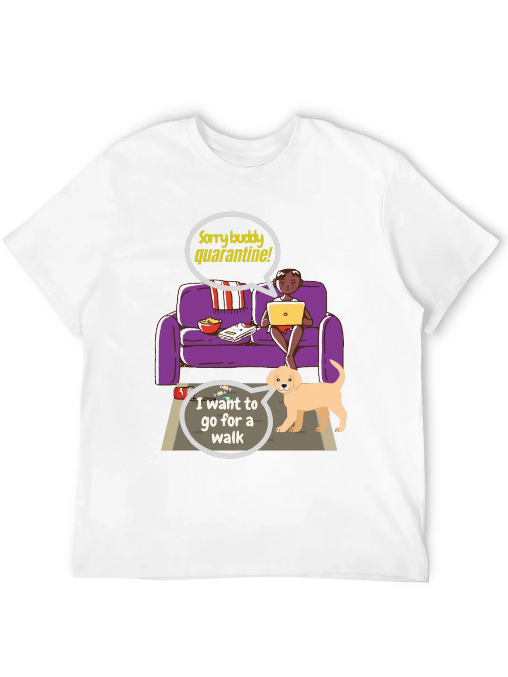 Quarantine Buddy Graphic T-Shirt product image 11