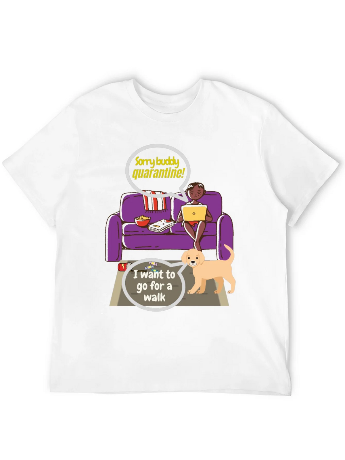 Quarantine Buddy Graphic T-Shirt product image 11