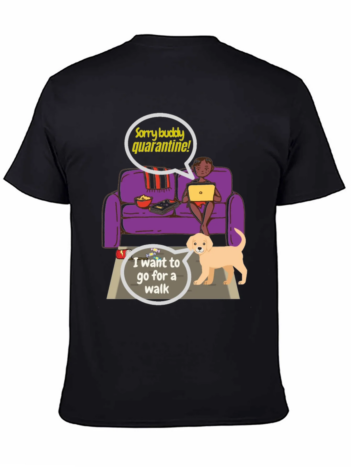 Quarantine Buddy Graphic T-Shirt product image 4