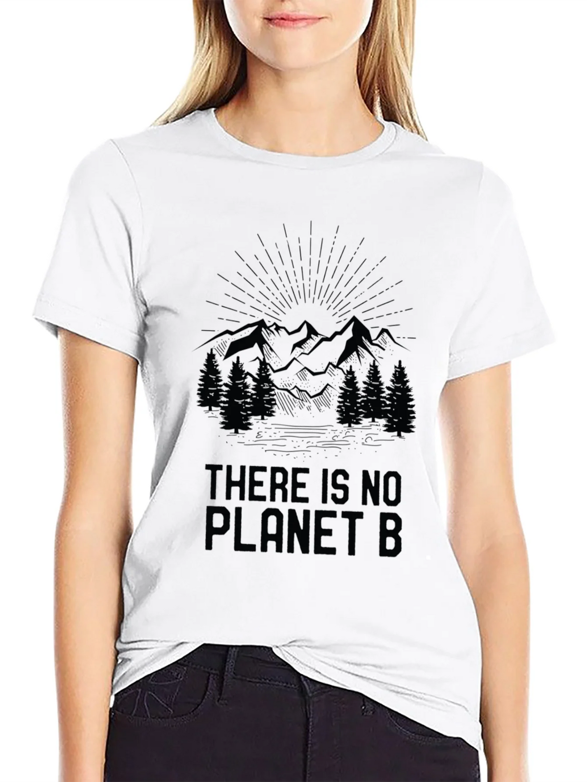 Eco-Friendly There Is No Planet B Graphic Tee product image 8