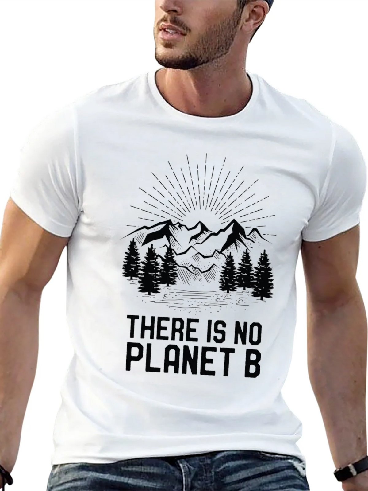 Eco-Friendly There Is No Planet B Graphic Tee product image 12
