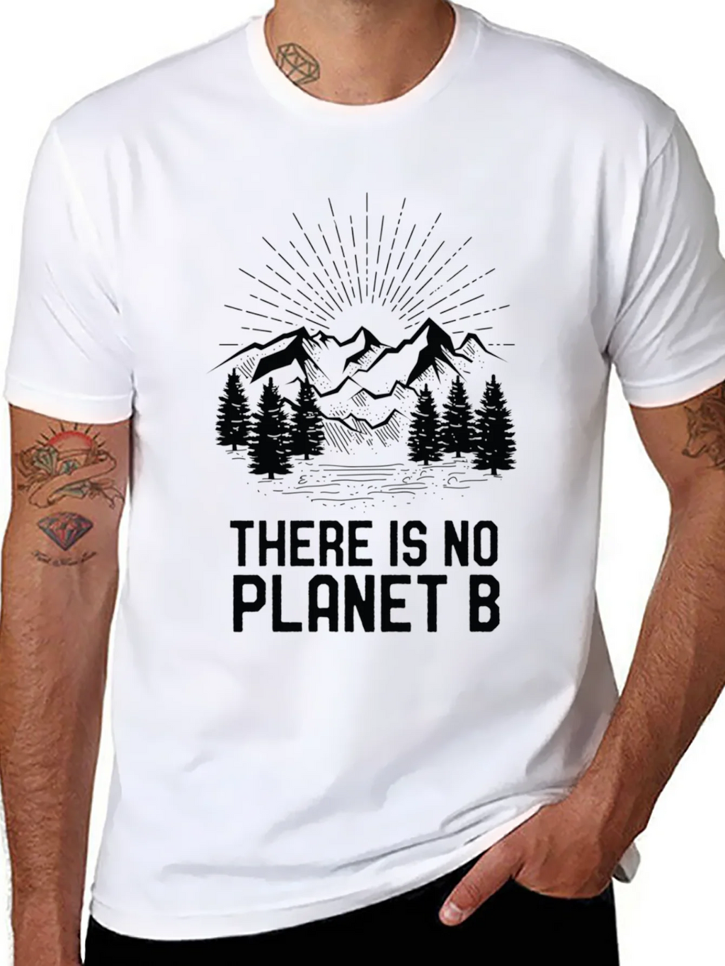 Eco-Friendly There Is No Planet B Graphic Tee product image 7