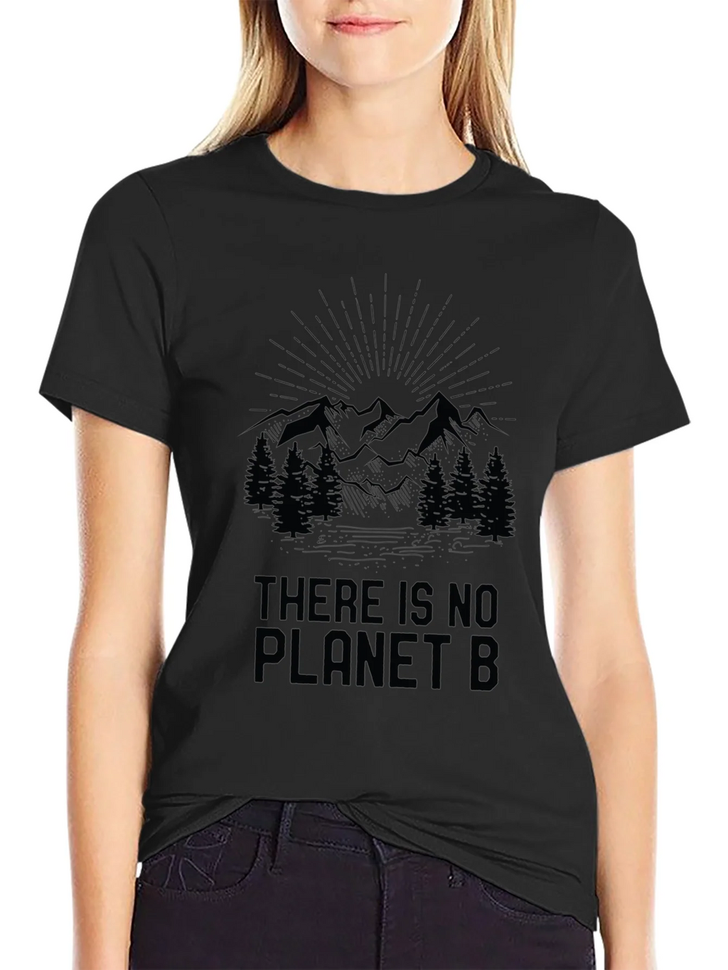 Eco-Friendly There Is No Planet B Graphic Tee product image 2