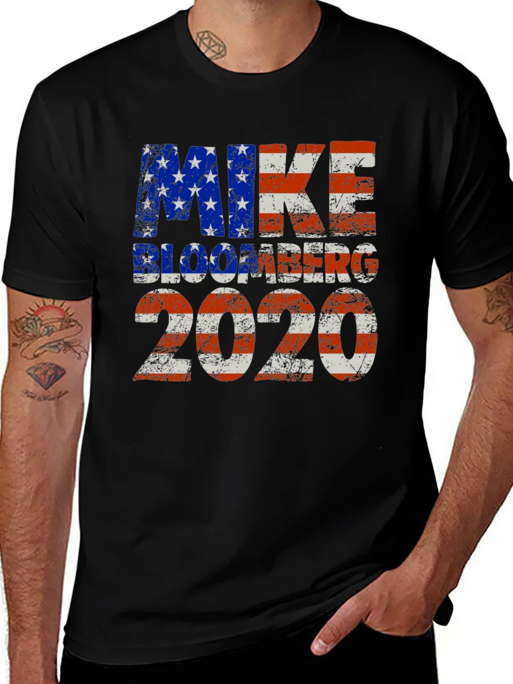 Mike Bloomberg 2020 Patriotic Graphic Tee product image 1