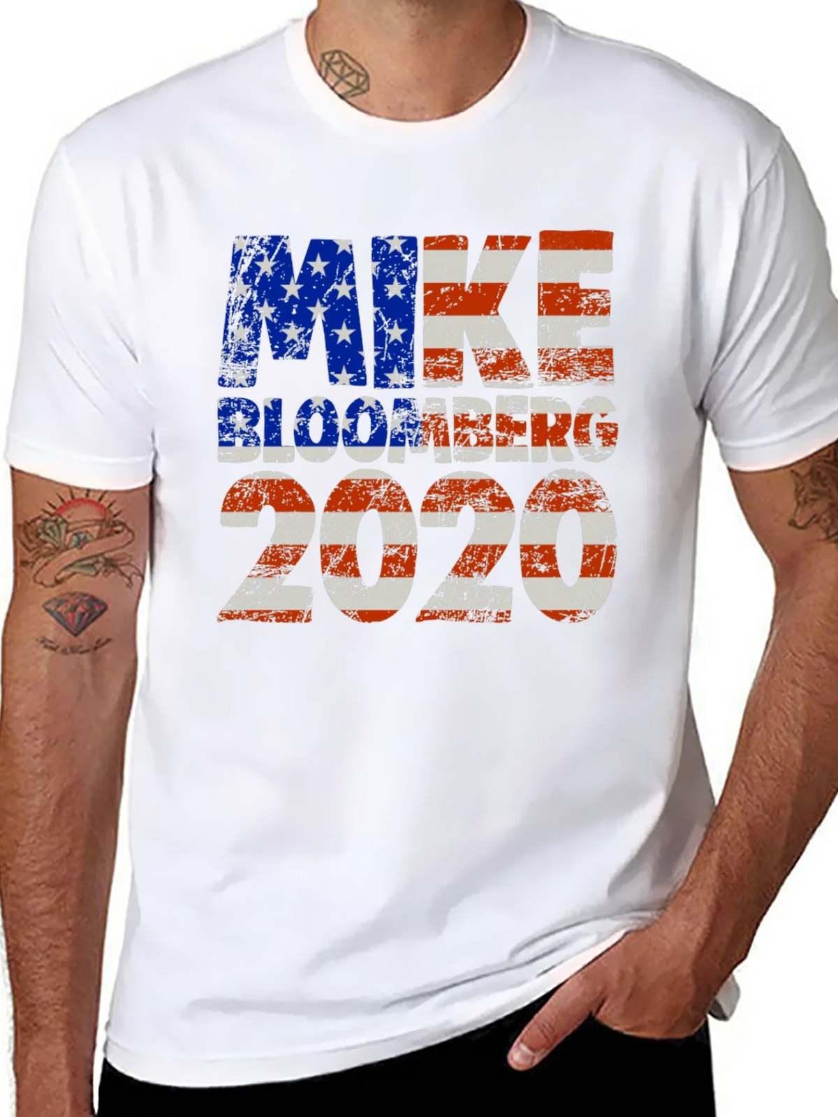 Mike Bloomberg 2020 Patriotic Graphic Tee product image 10