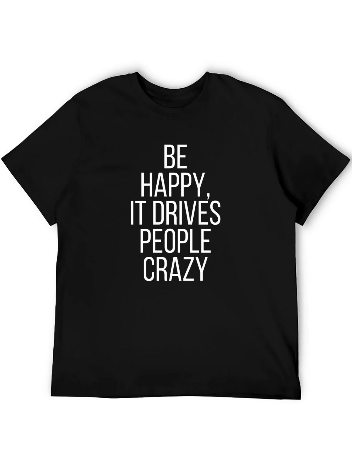 Be Happy T-Shirt - Motivational Graphic Tee product image 5