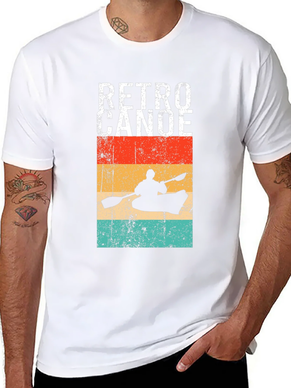 Retro Canoe Graphic T-Shirt product image 10
