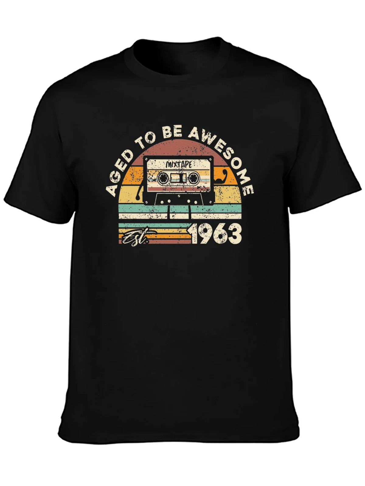 Aged to Be Awesome 1963 Mixtape T-Shirt product image 3