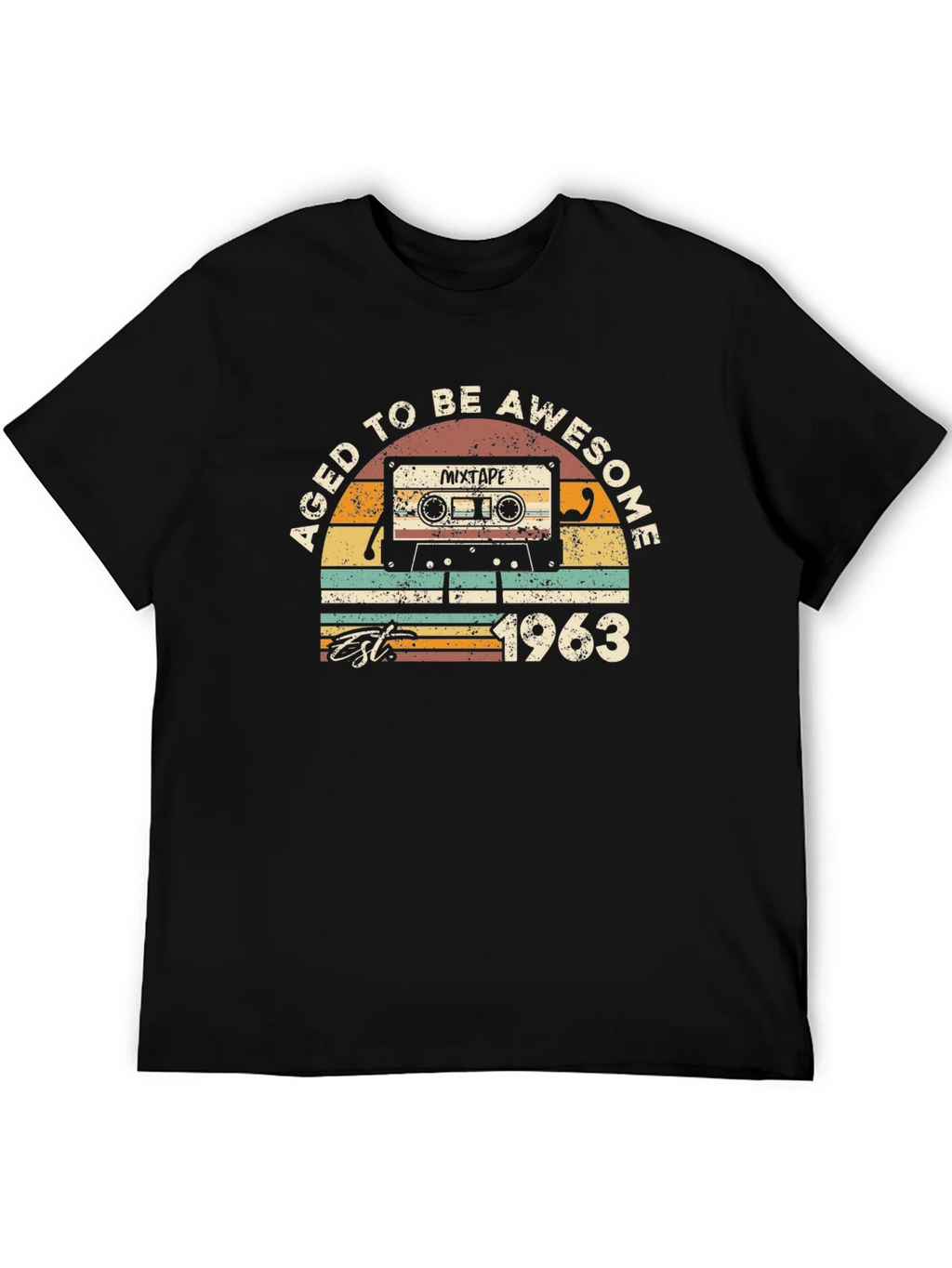 Aged to Be Awesome 1963 Mixtape T-Shirt product image 5