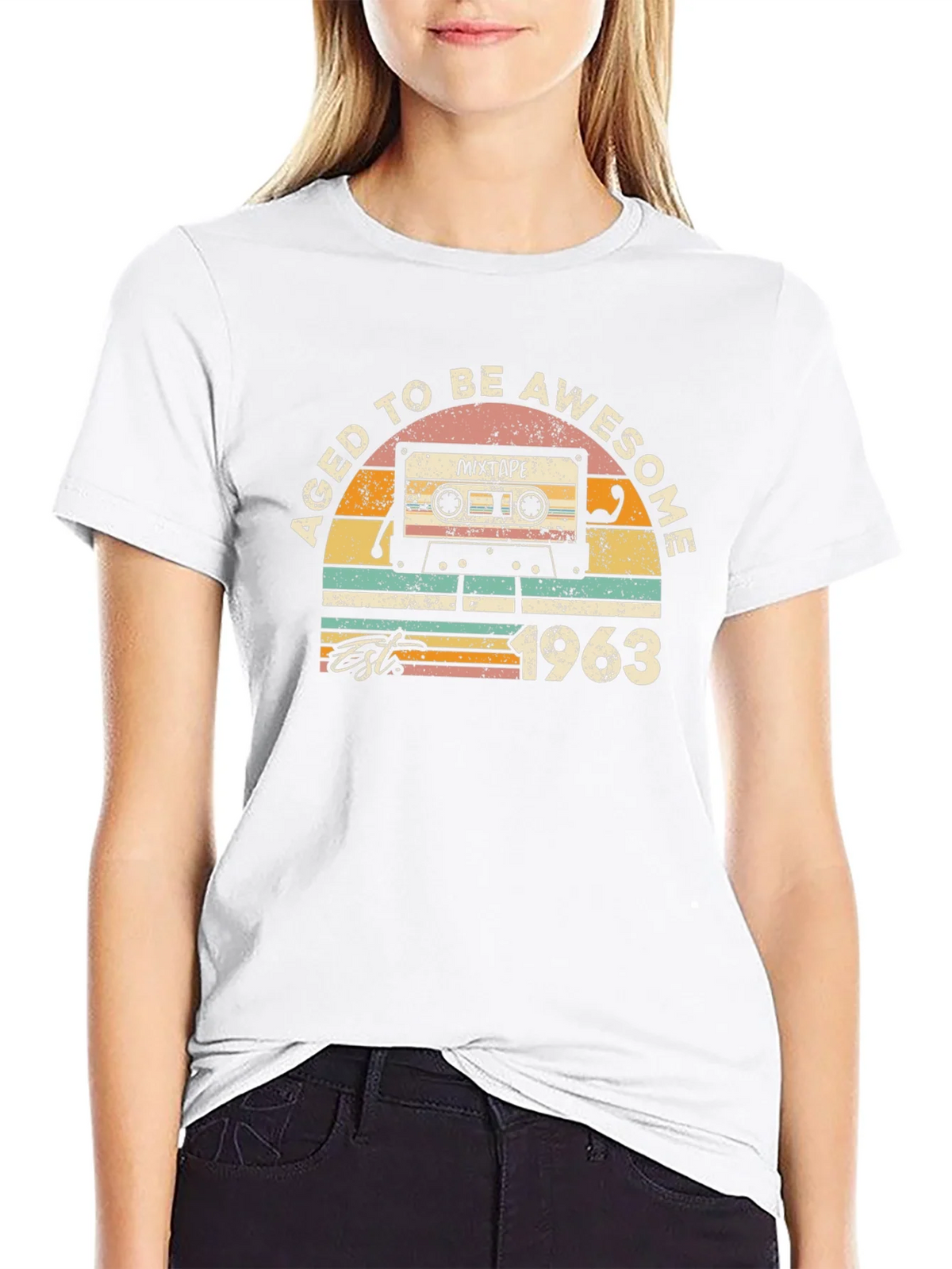 Aged to Be Awesome 1963 Mixtape T-Shirt product image 8