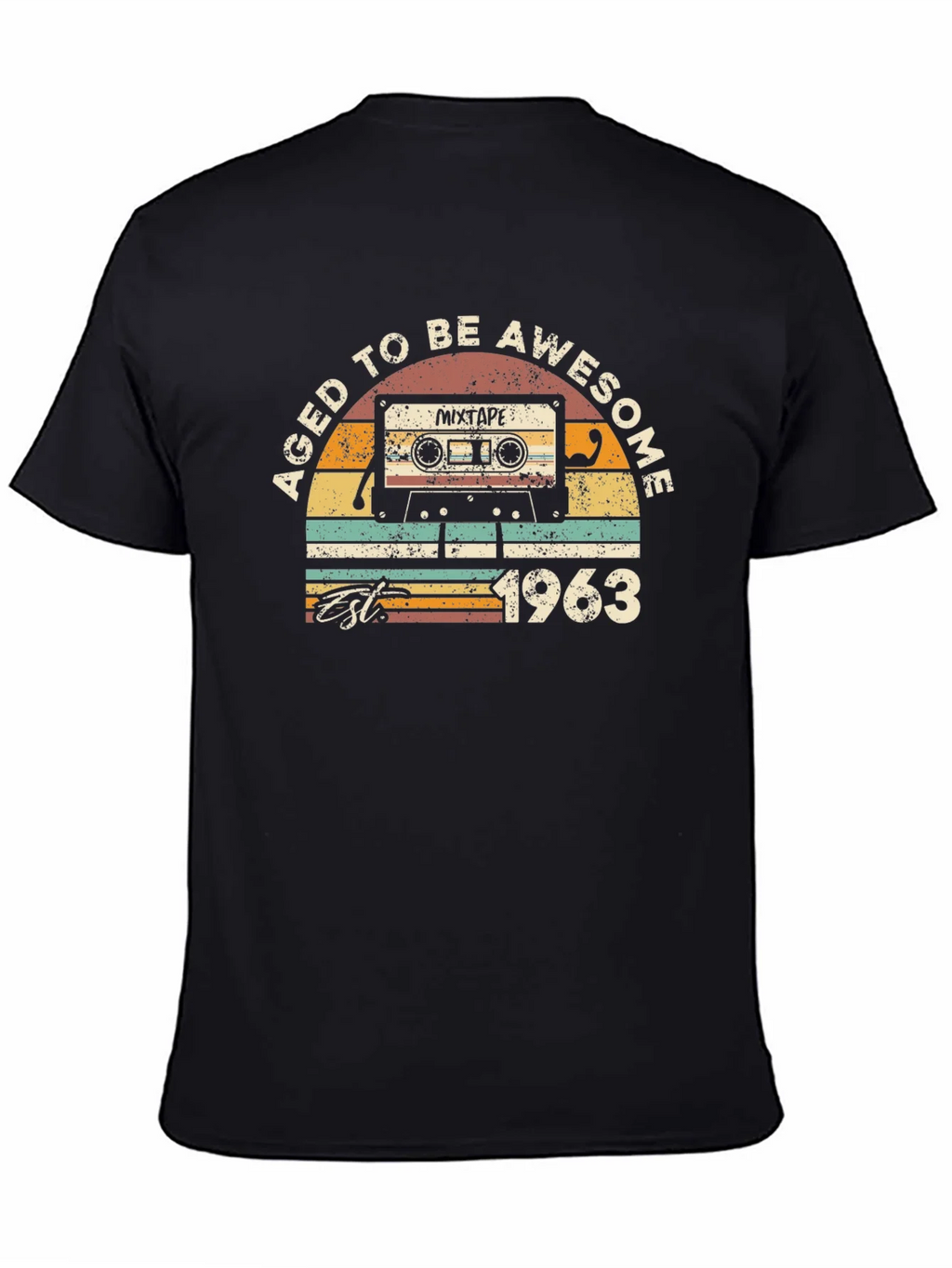 Aged to Be Awesome 1963 Mixtape T-Shirt product image 4