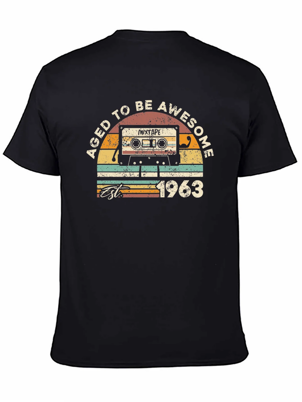 Aged to Be Awesome 1963 Mixtape T-Shirt product image 4