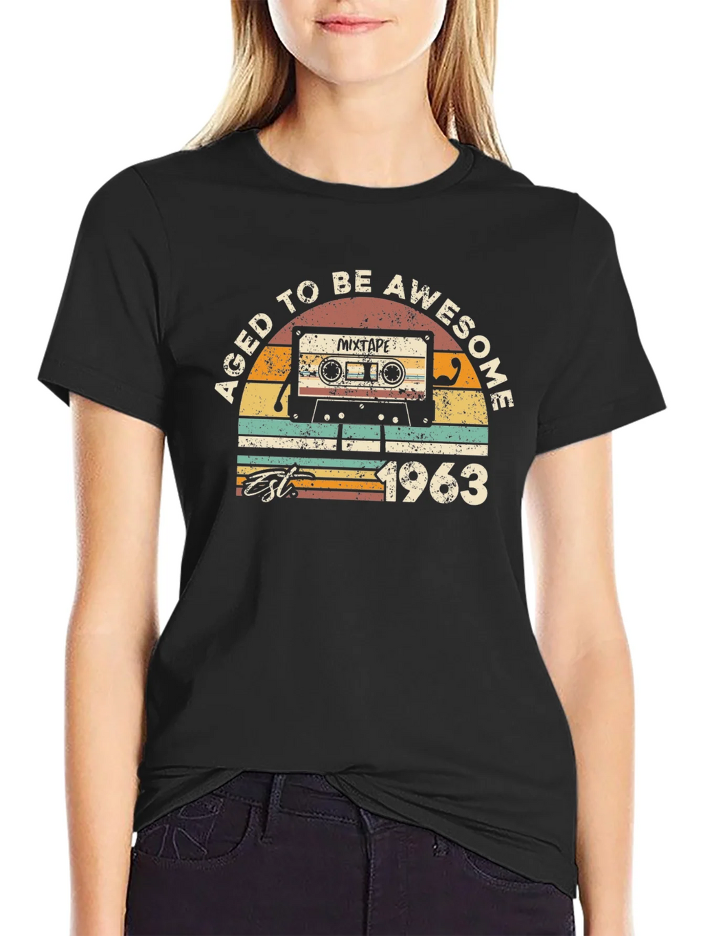 Aged to Be Awesome 1963 Mixtape T-Shirt product image 2