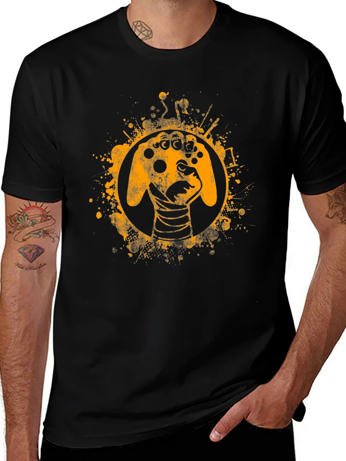 Gamer Controller Graphic Tee - Black product image 1