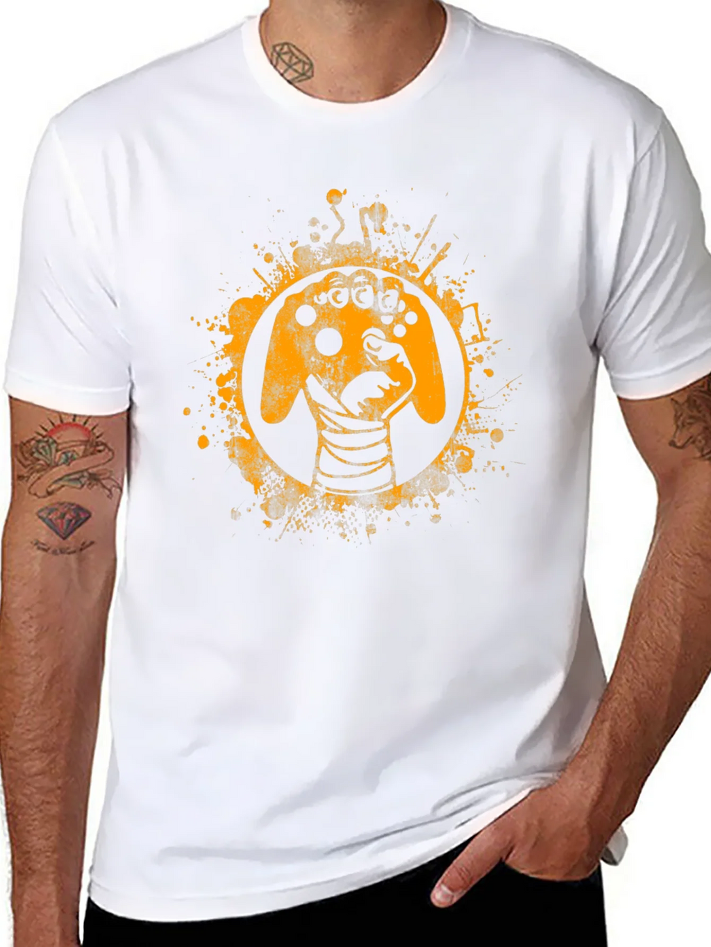 Gamer Controller Graphic Tee - Black product image 7