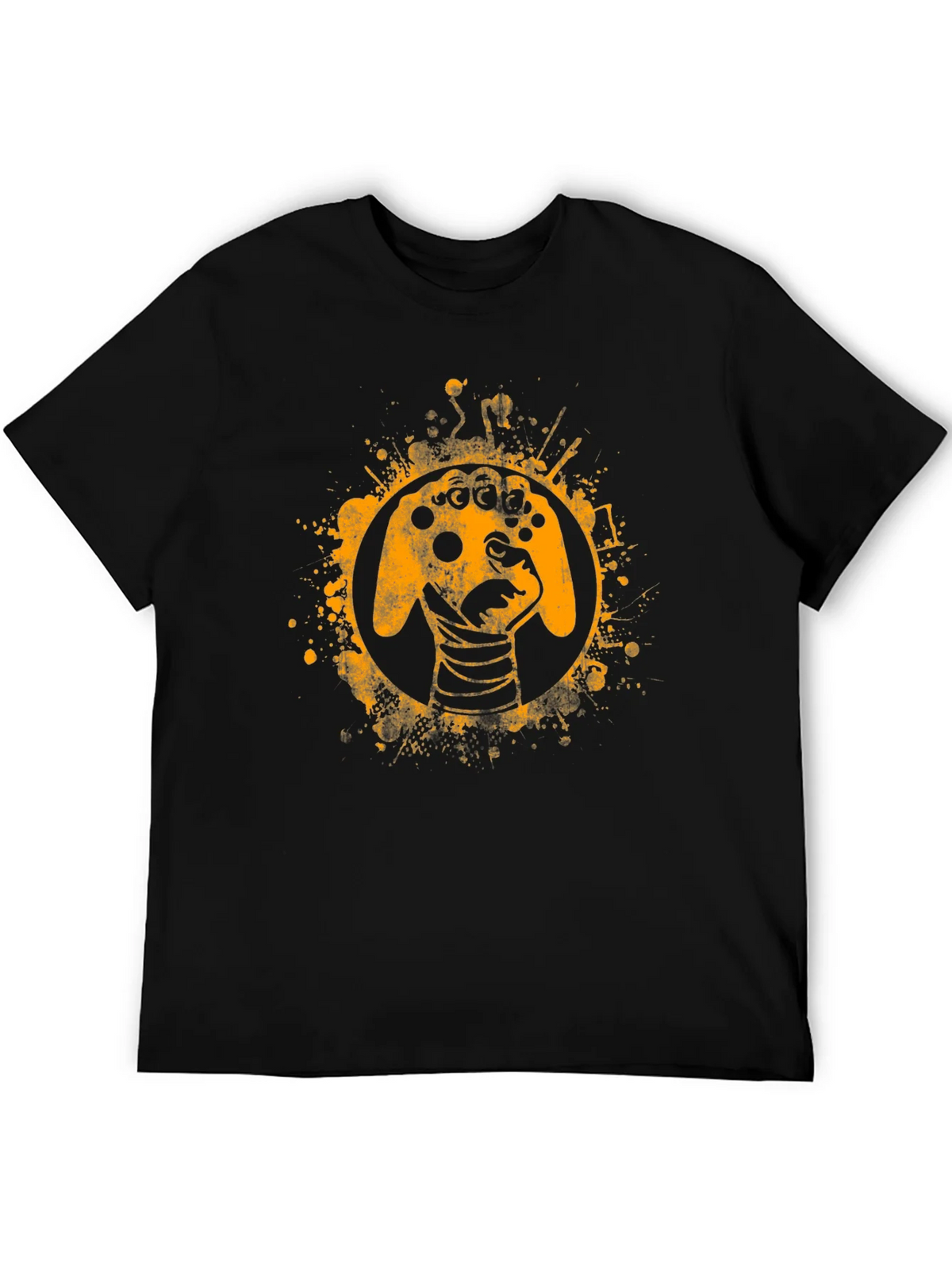 Gamer Controller Graphic Tee - Black product image 5