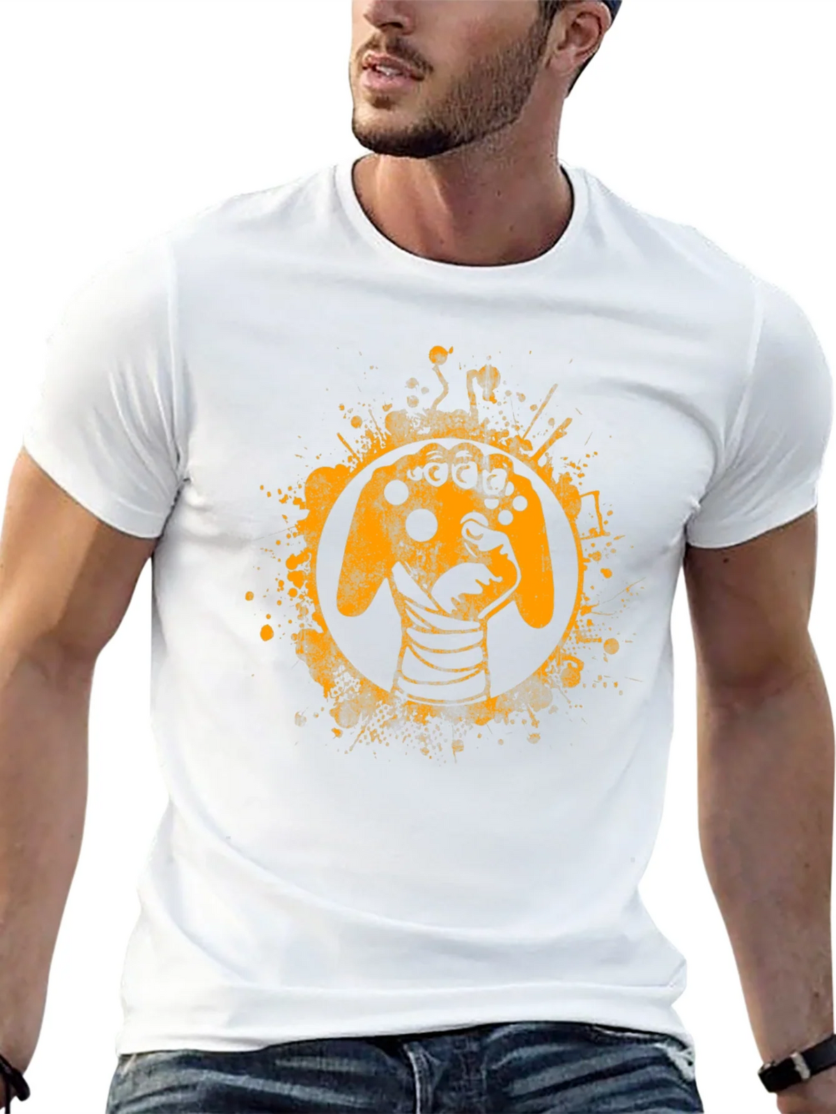 Gamer Controller Graphic Tee - Black product image 12