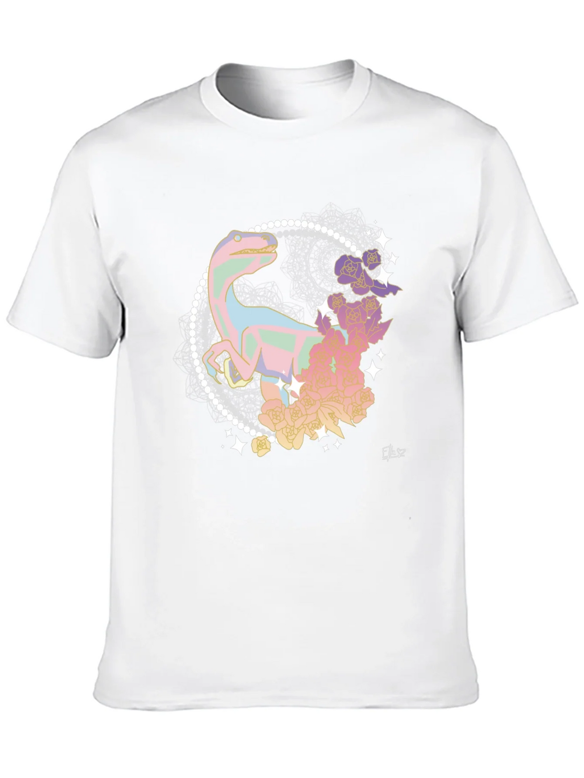 Pastel Dinosaur T-Shirt product image 9