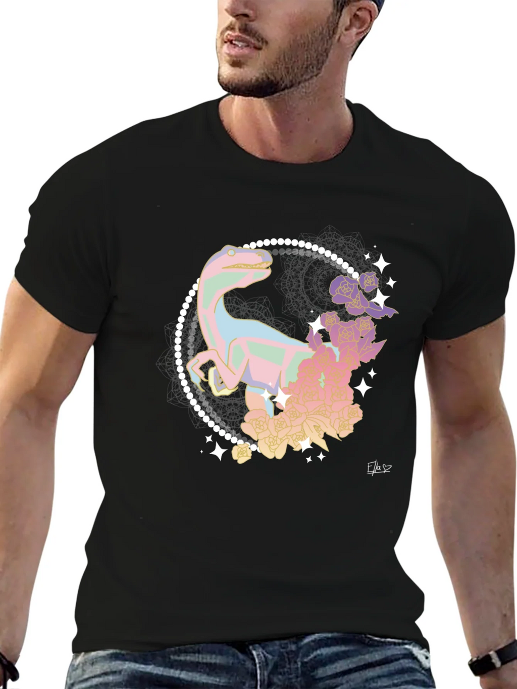 Pastel Dinosaur T-Shirt product image 6