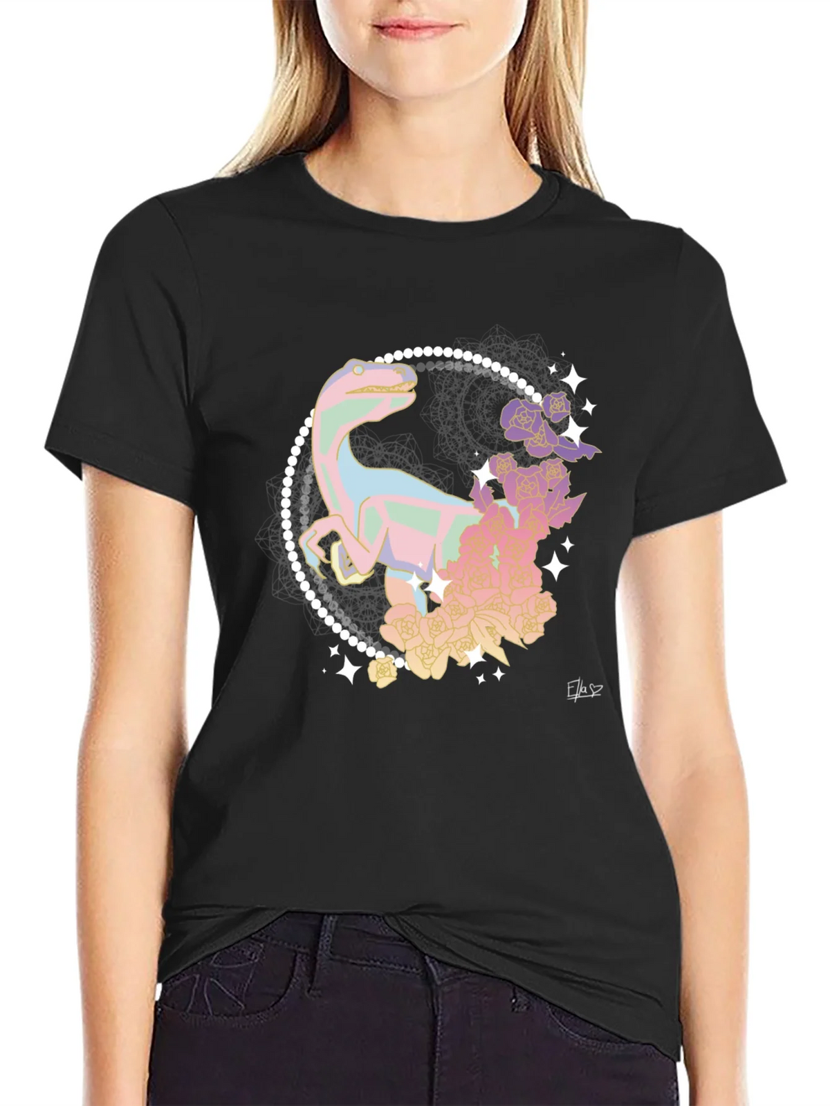 Pastel Dinosaur T-Shirt product image 2