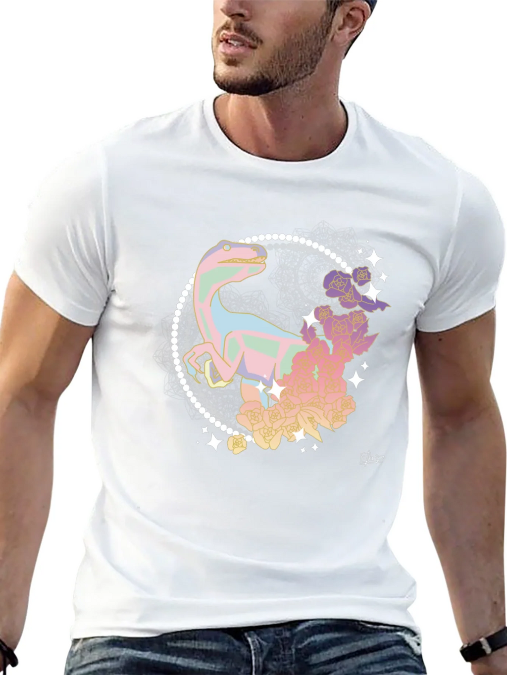 Pastel Dinosaur T-Shirt product image 12