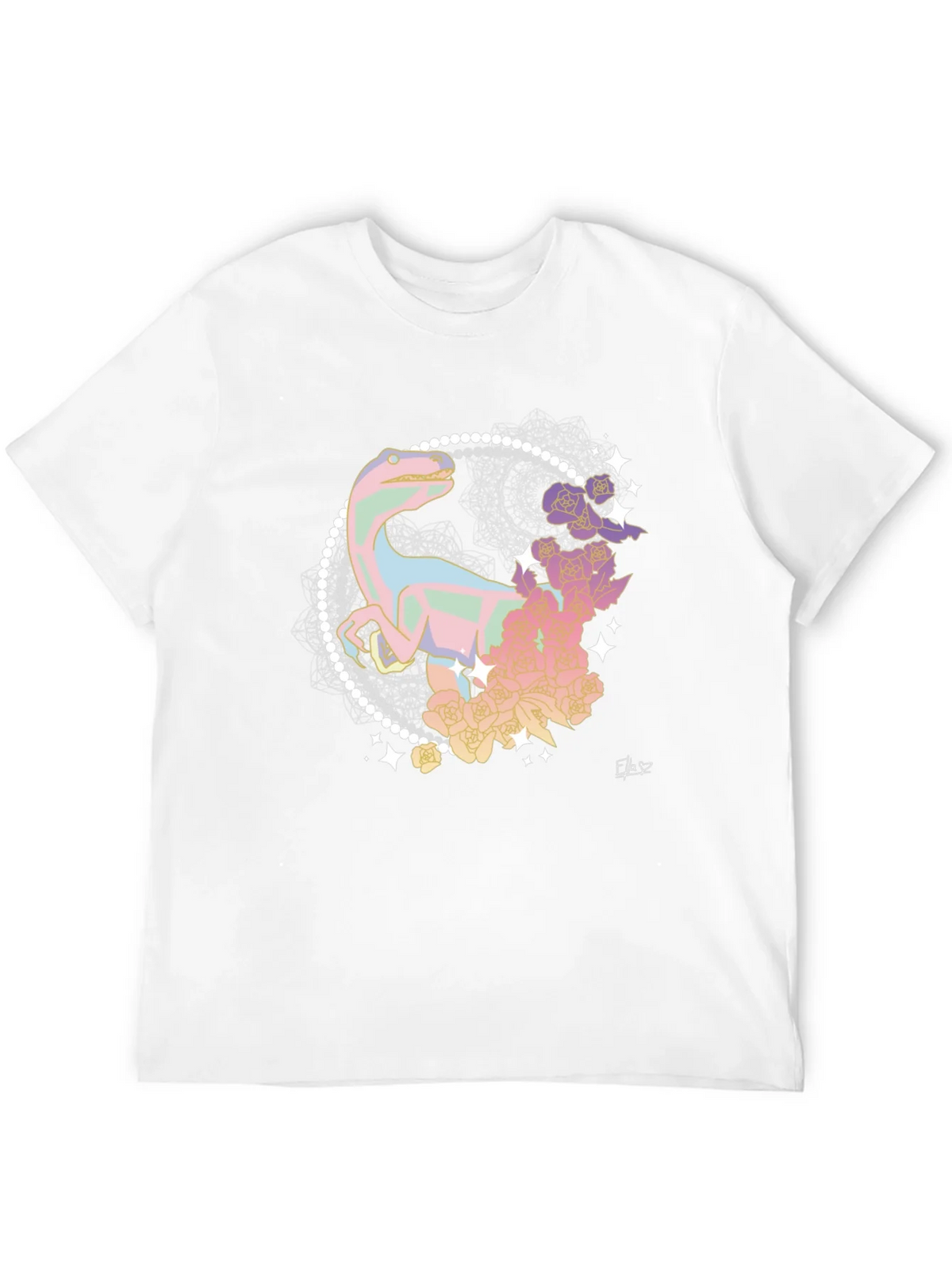 Pastel Dinosaur T-Shirt product image 11
