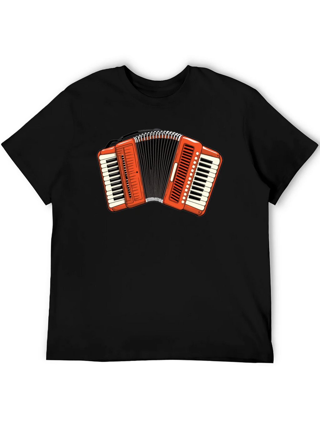 Accordion Graphic Tee - Musical Instrument T-Shirt product image 5