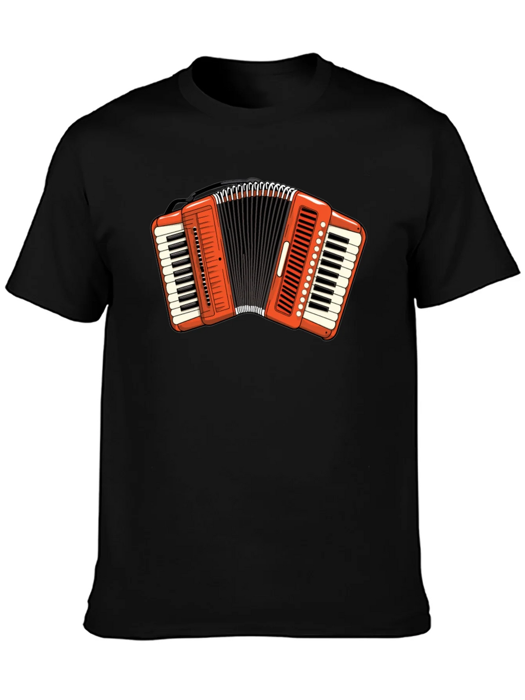 Accordion Graphic Tee - Musical Instrument T-Shirt product image 3