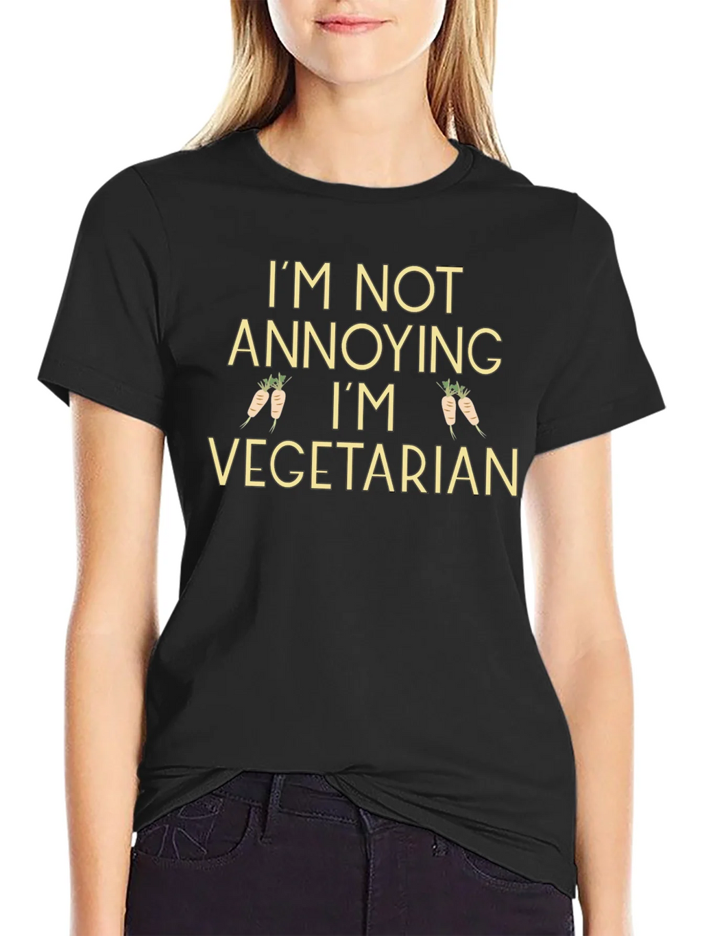 Im Not Annoying Im Vegetarian T-Shirt product image 2