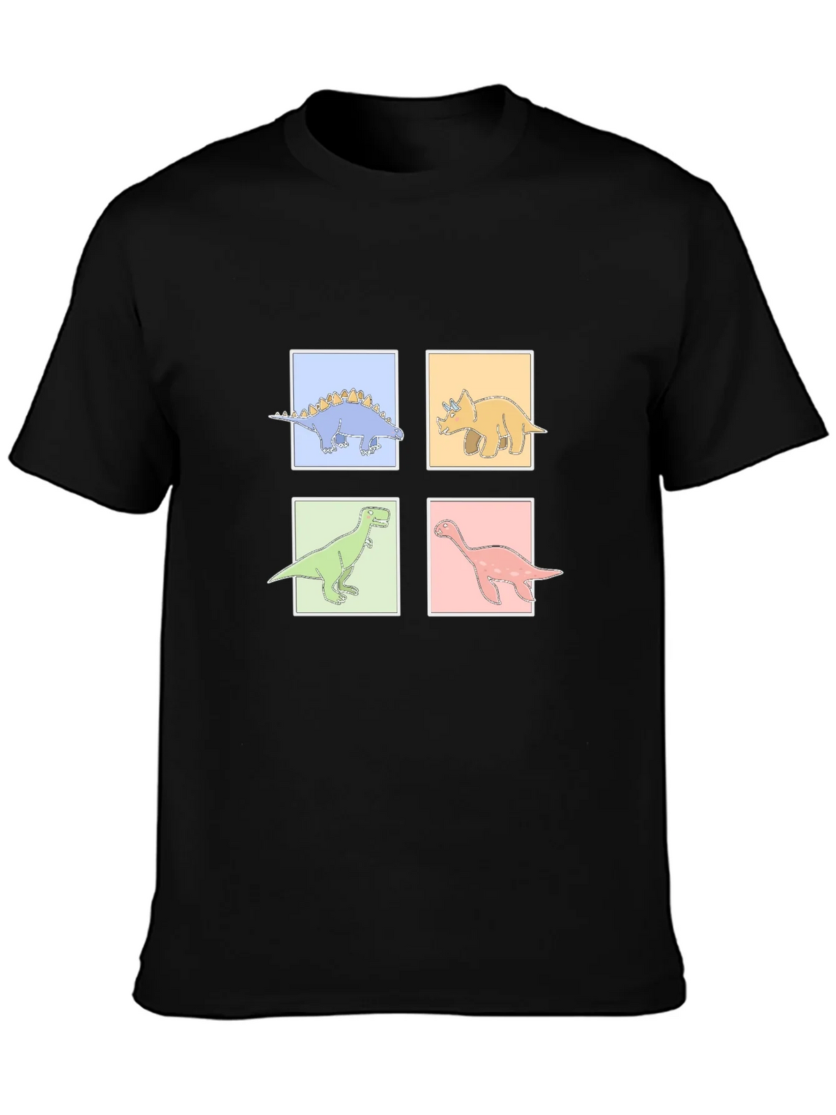 Dinosaur Square Graphic T-Shirt product image 6