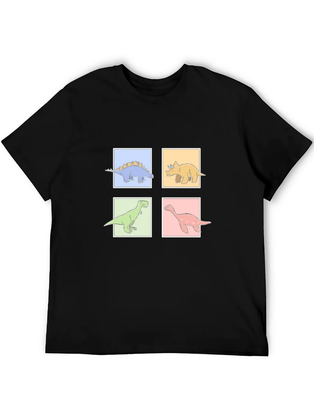 Dinosaur Square Graphic T-Shirt product image 8