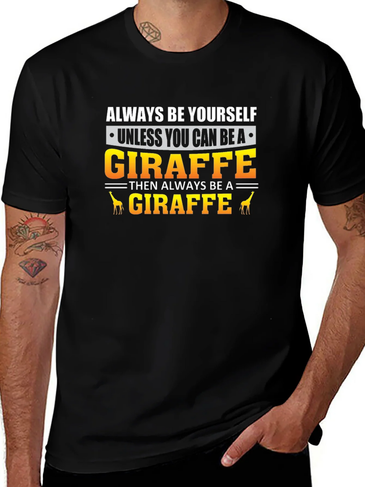 Always Be Yourself Giraffe T-Shirt product image 1