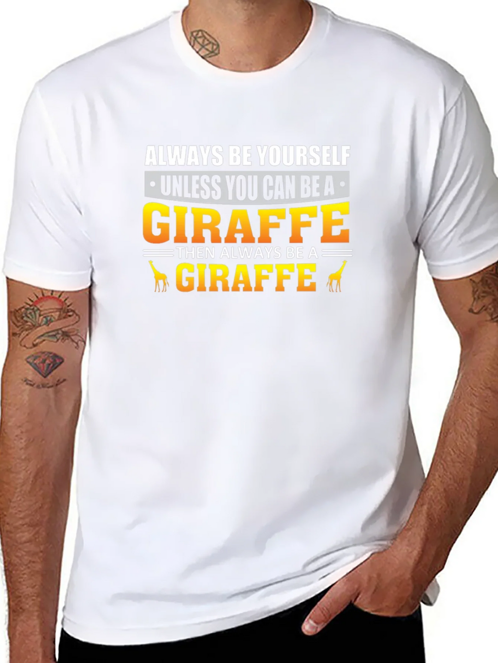 Always Be Yourself Giraffe T-Shirt product image 7