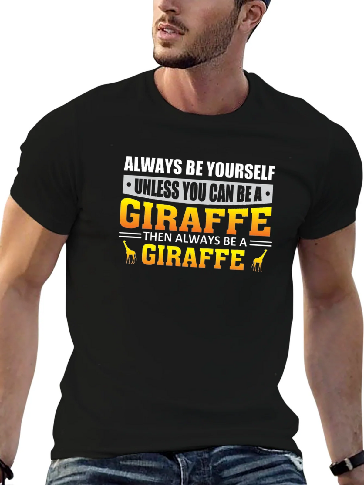 Always Be Yourself Giraffe T-Shirt product image 6