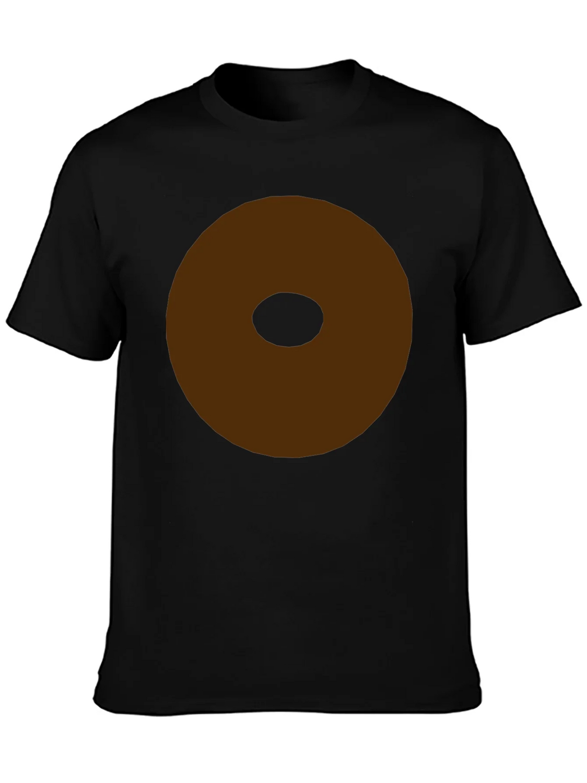 Minimalist Brown Donut Graphic T-Shirt product image 6