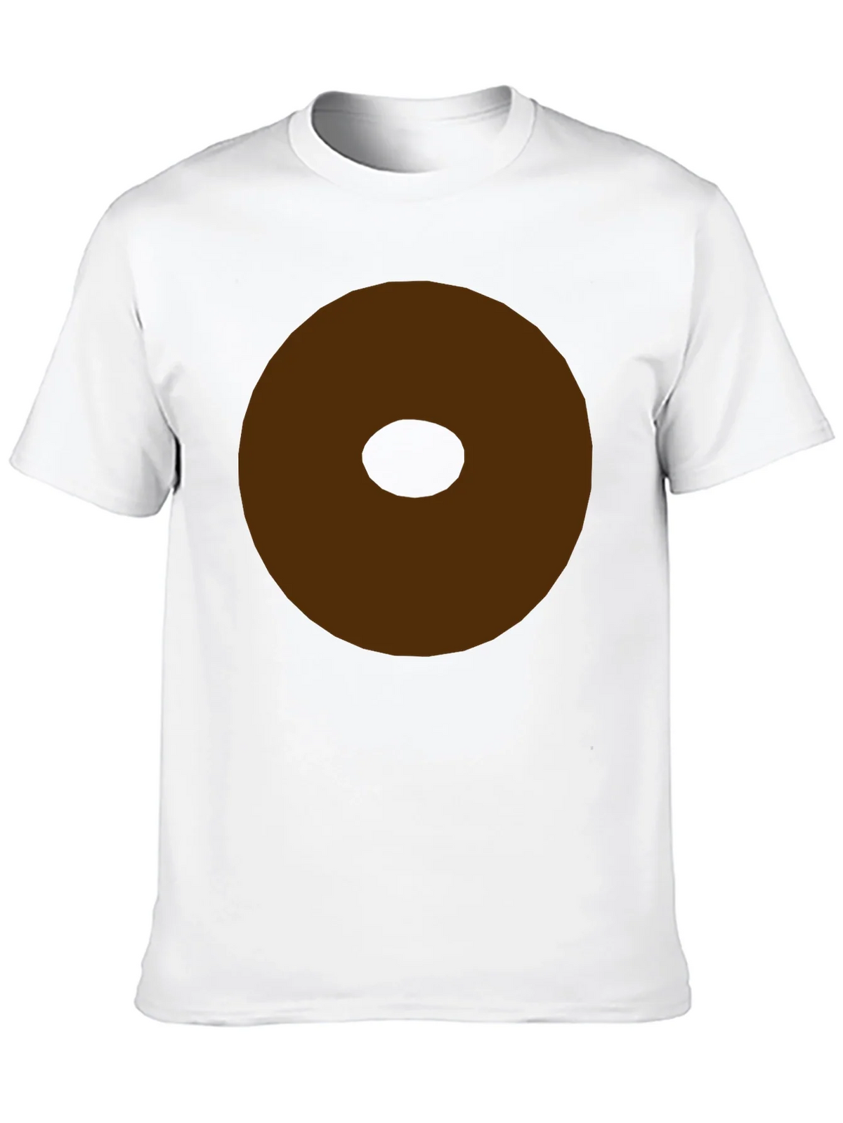 Minimalist Brown Donut Graphic T-Shirt product image 12