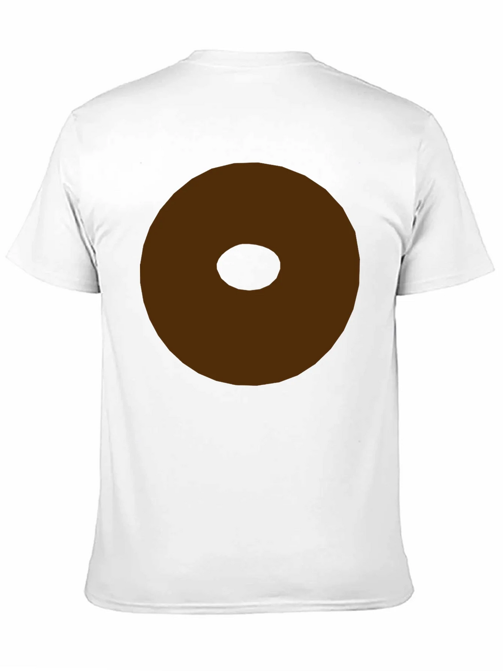 Minimalist Brown Donut Graphic T-Shirt product image 2