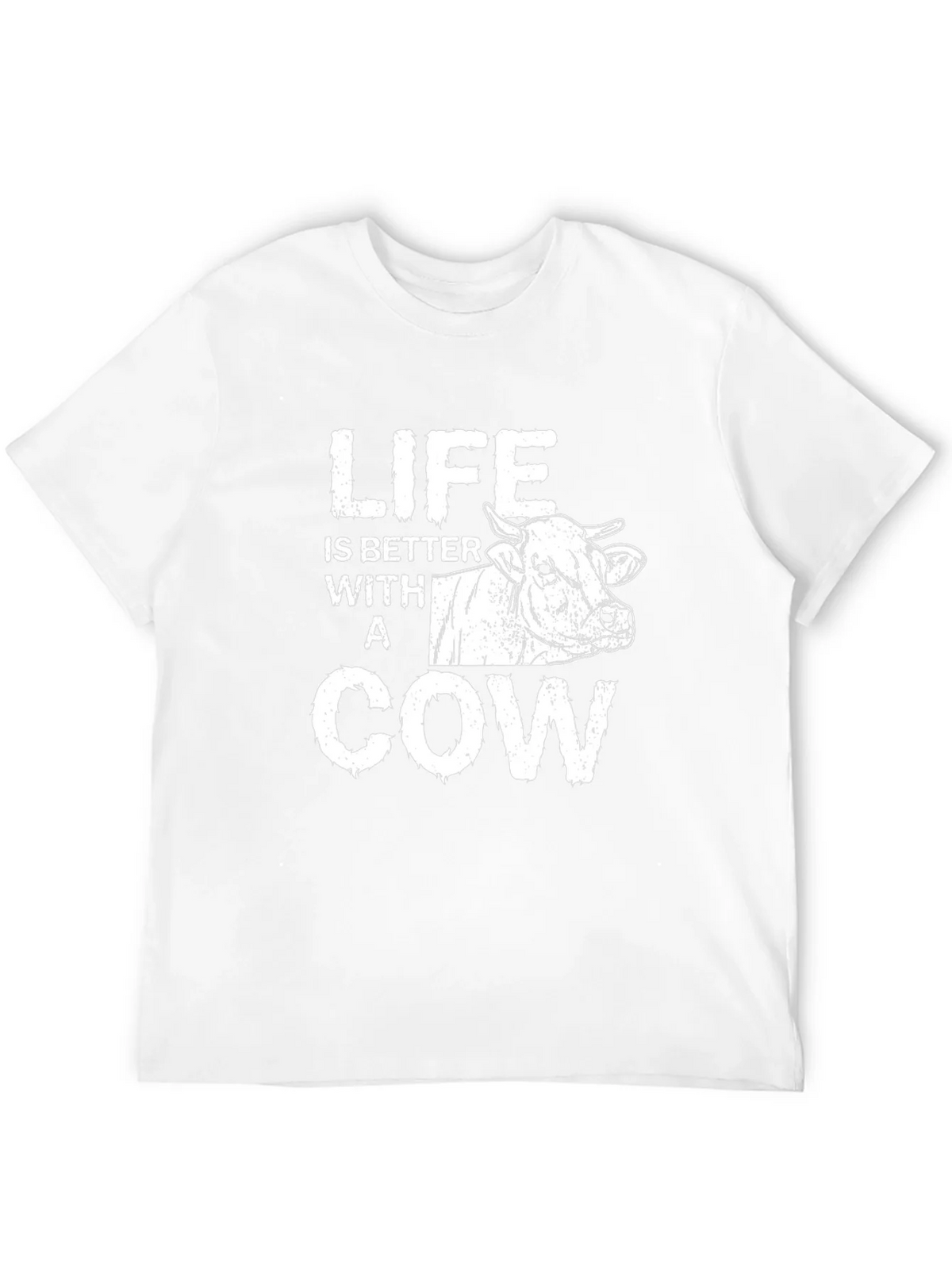 Life is Better with a Cow Graphic Tee - Black product image 11