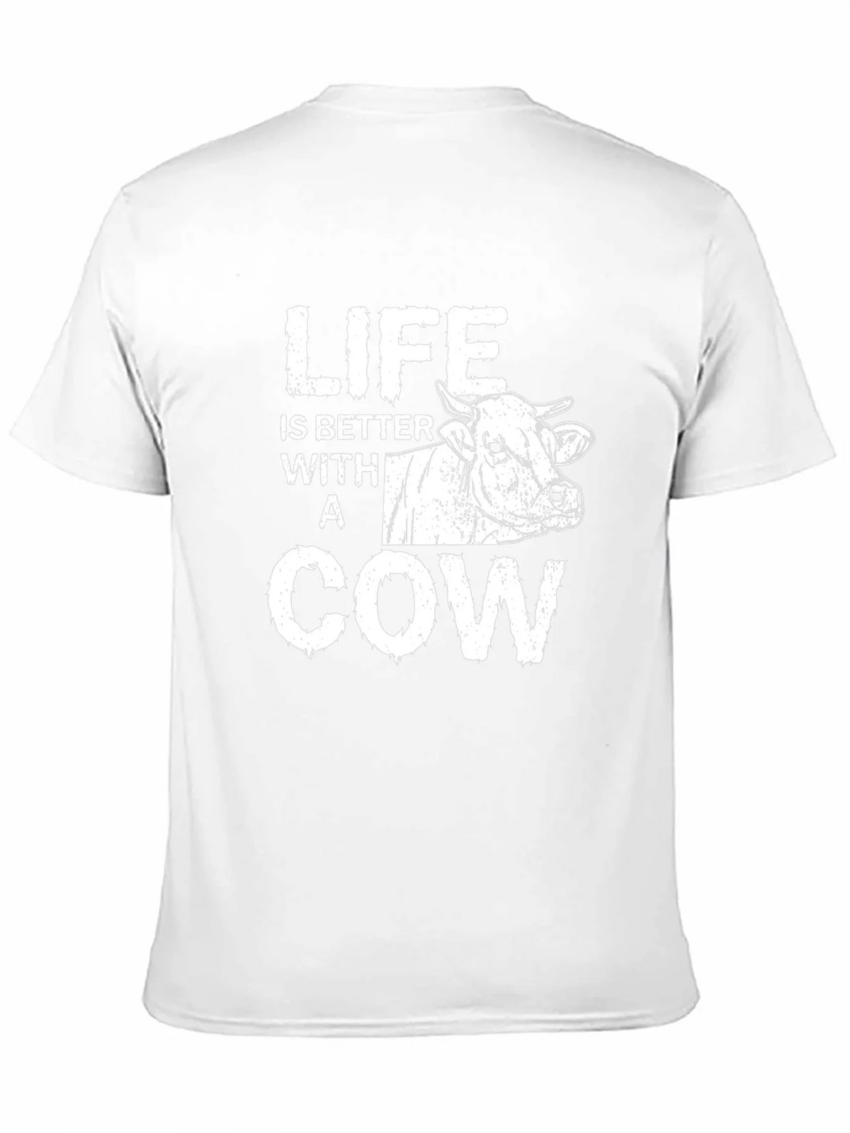 Life is Better with a Cow Graphic Tee - Black product image 10