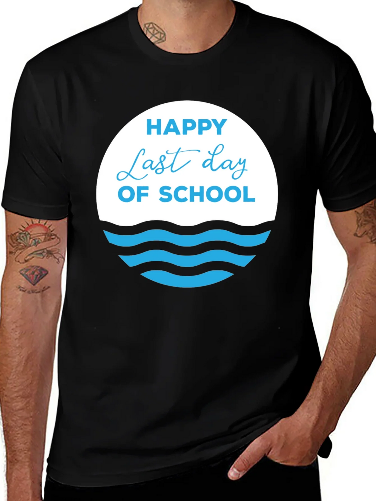 Happy Last Day of School Black T-Shirt product image 1