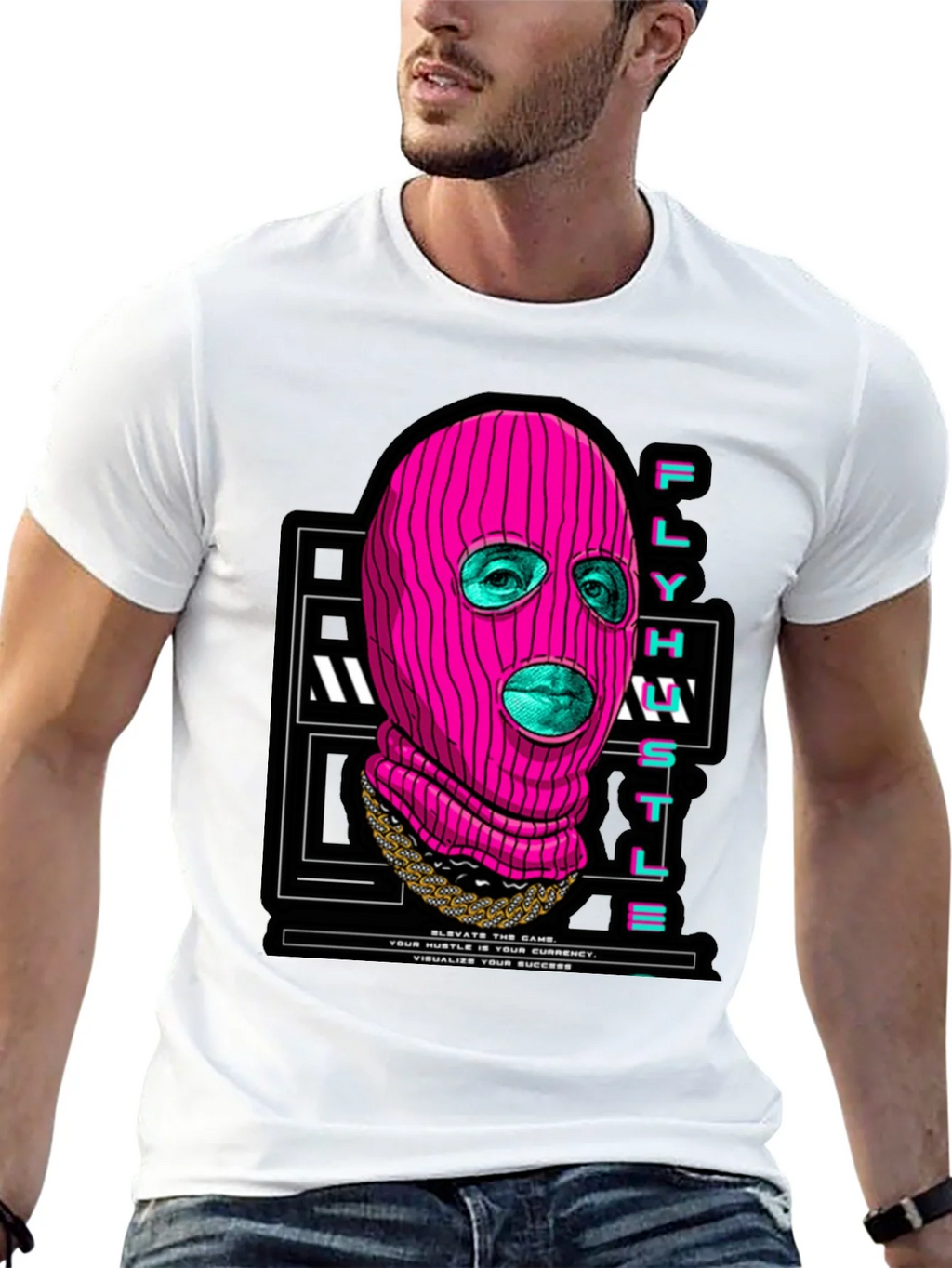 Fly Hustle Graphic T-Shirt product image 4