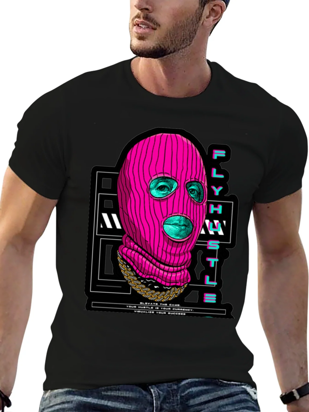 Fly Hustle Graphic T-Shirt product image 9