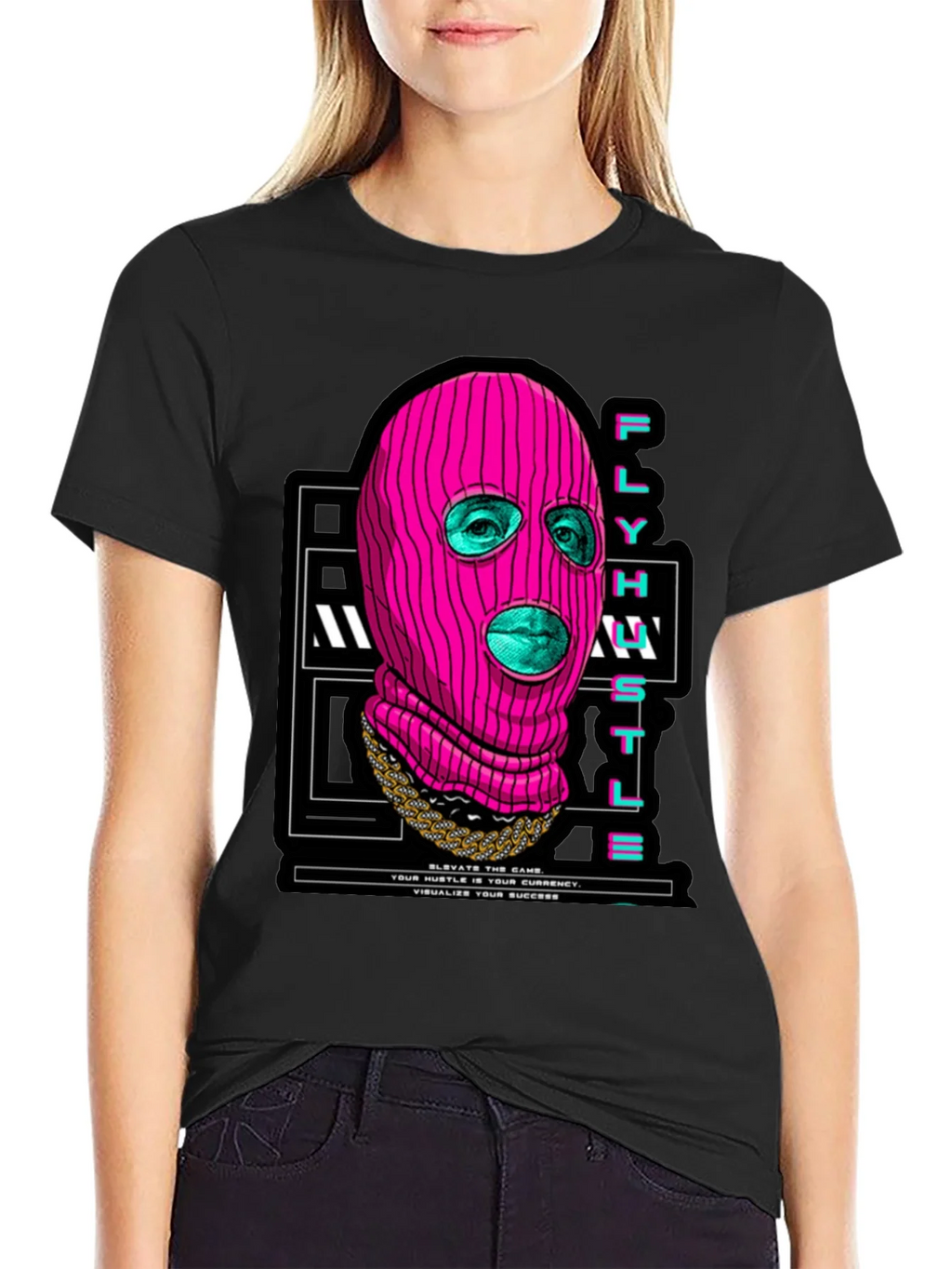 Fly Hustle Graphic T-Shirt product image 5