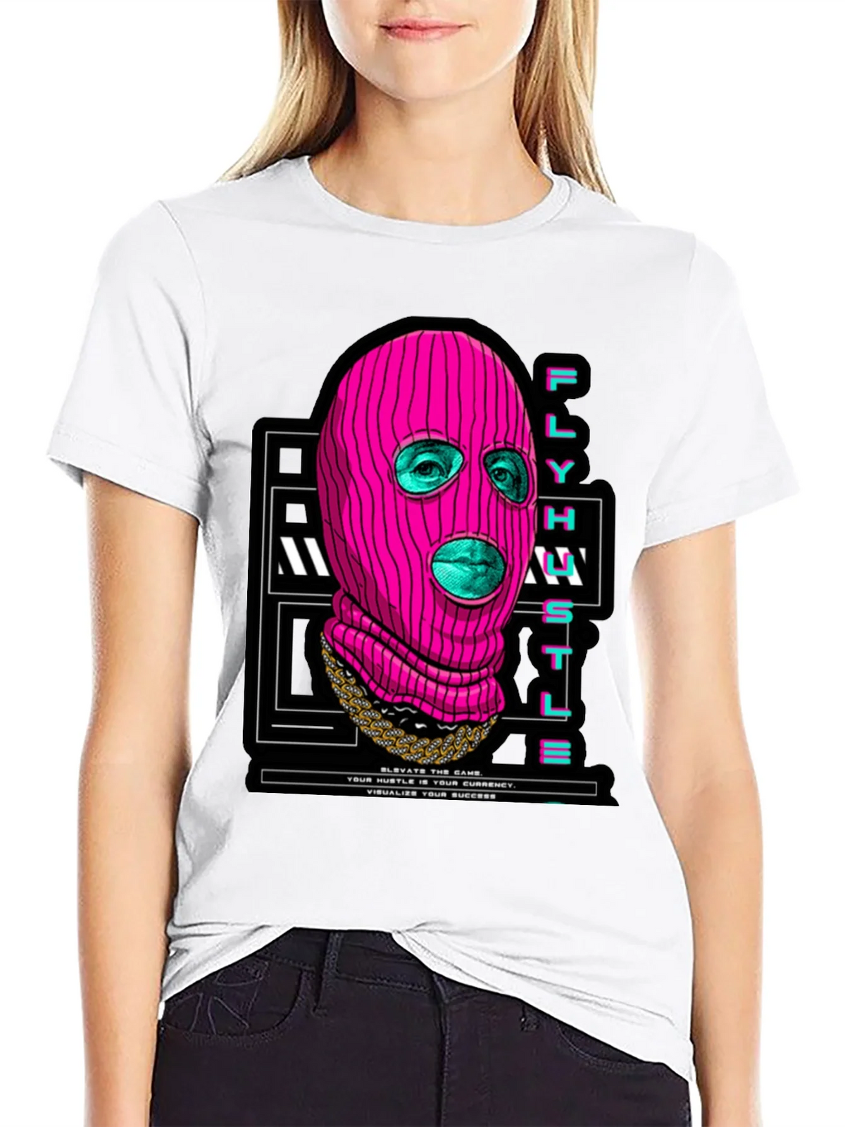 Fly Hustle Graphic T-Shirt product image 11