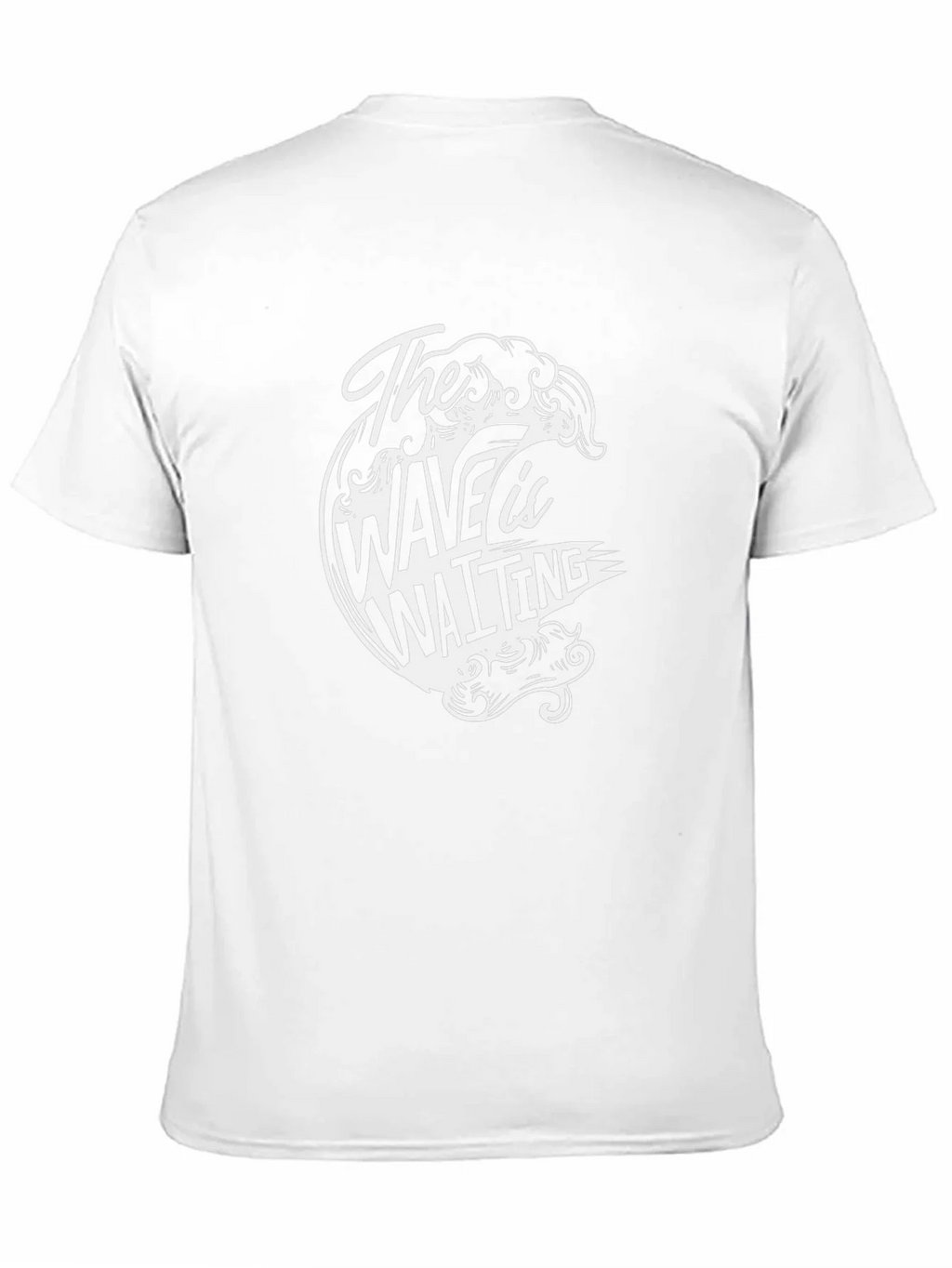 The Wave is Waiting Graphic Black T-Shirt product image 10